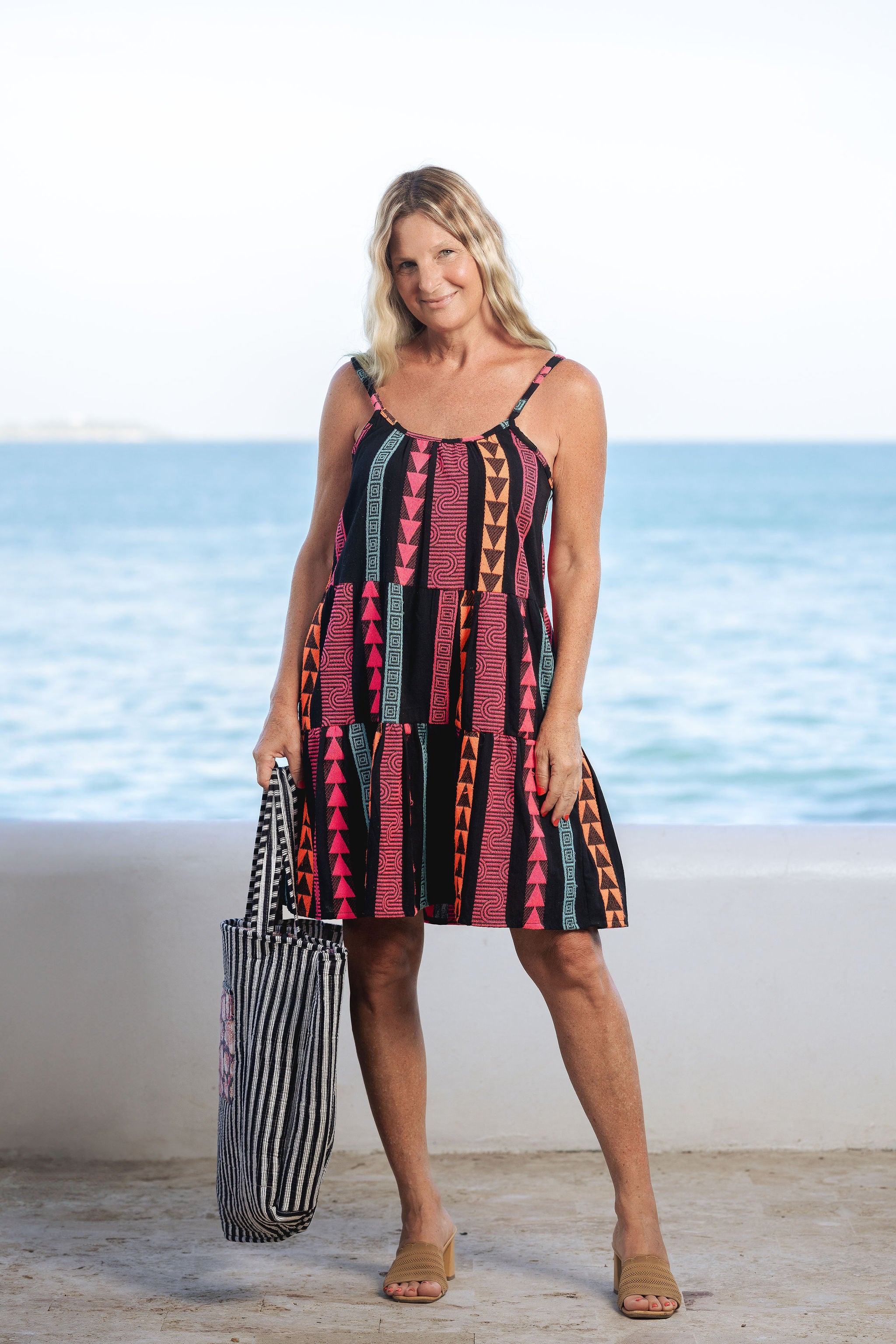 St. Lucia striped dress with pockets