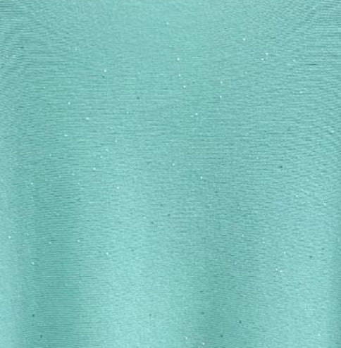 Starla Sparkle Soft Sweater- Sea foam-Made in Italy