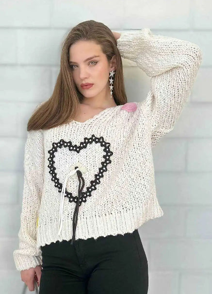 Marli Heart Sweater