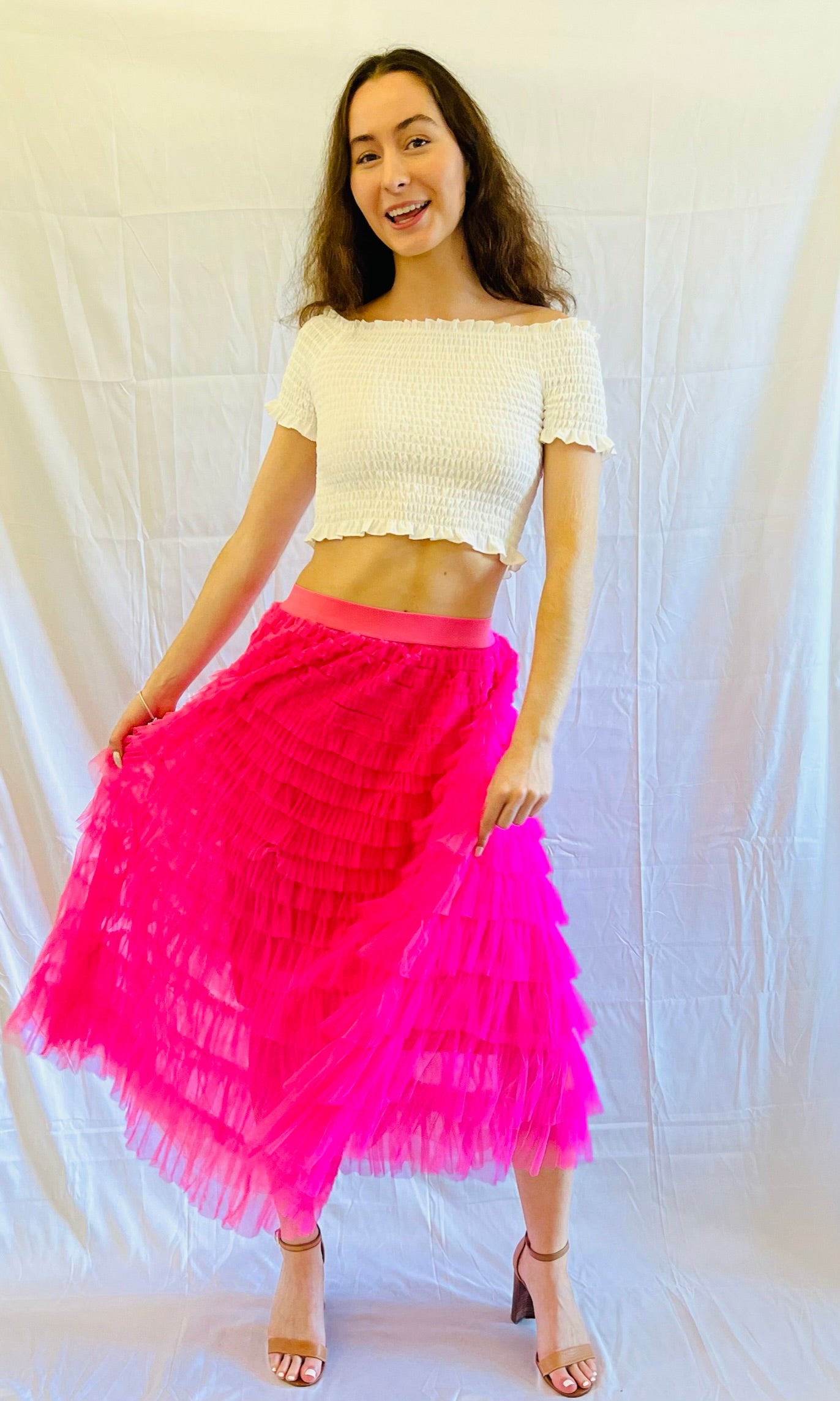 Molly Tulle Skirt Pink