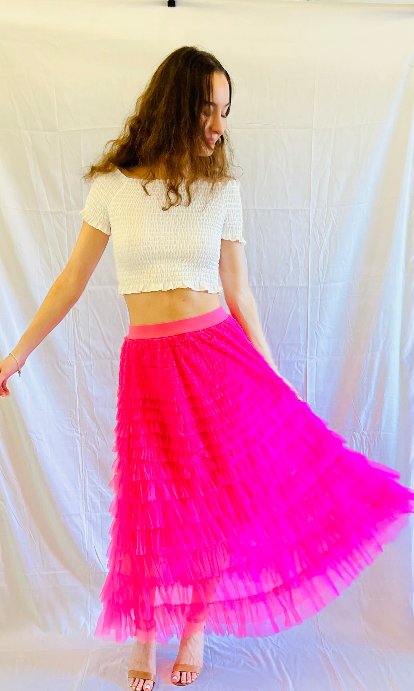 Molly Tulle Skirt Pink