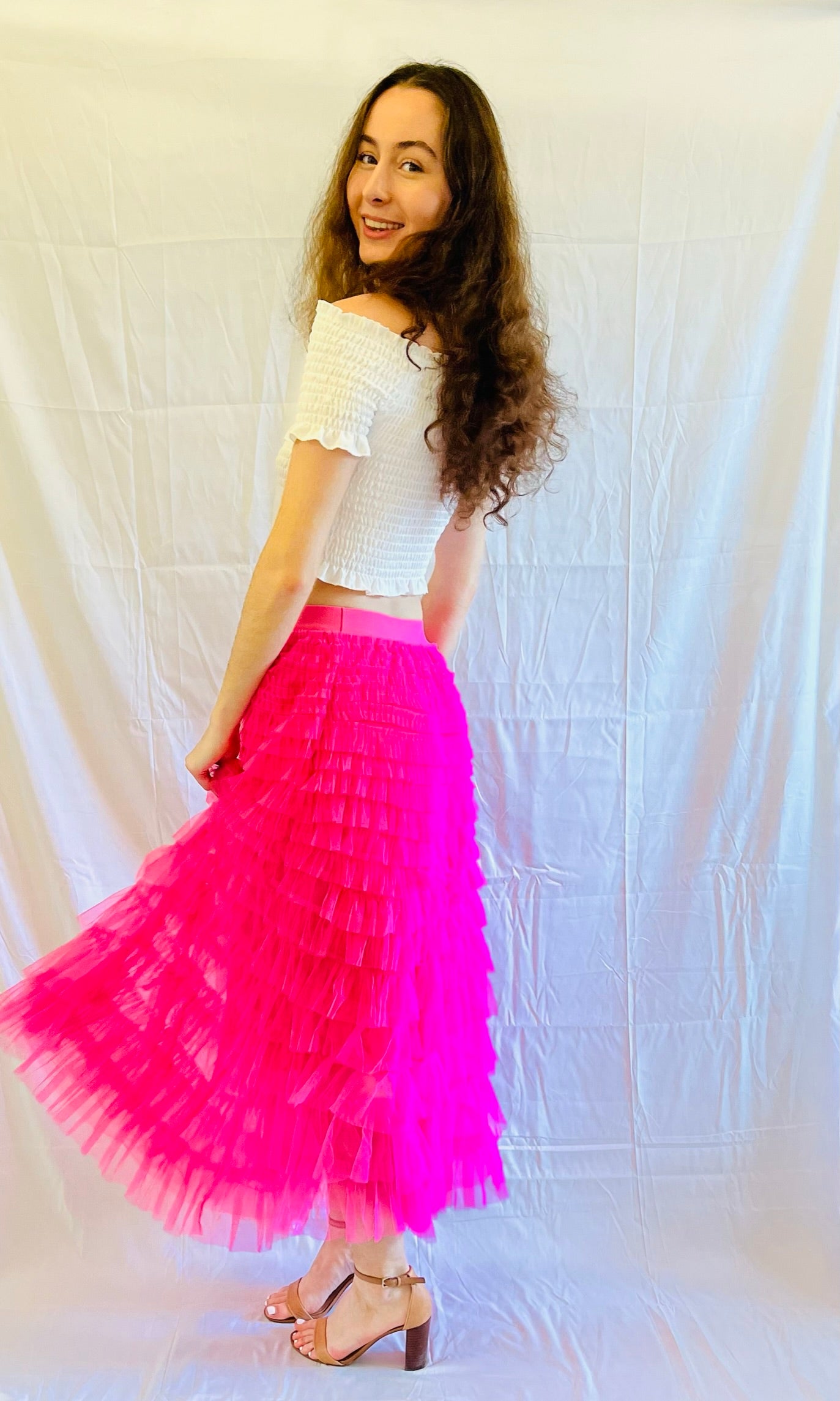 Molly Tulle Skirt Pink