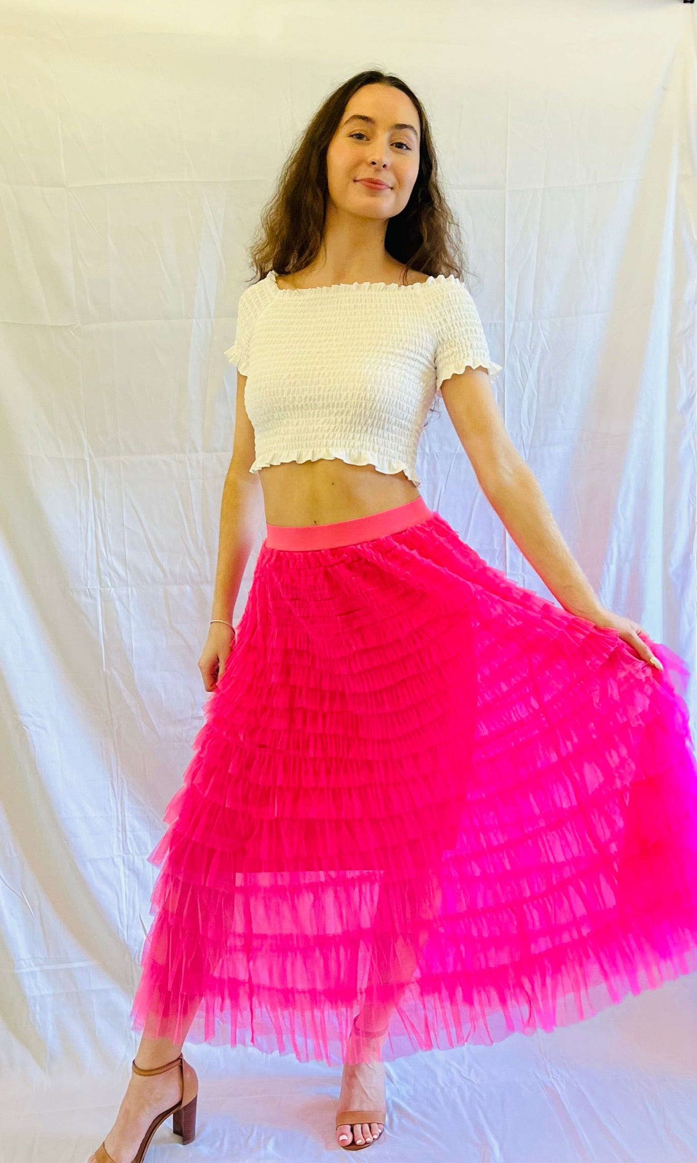 Molly Tulle Skirt Pink